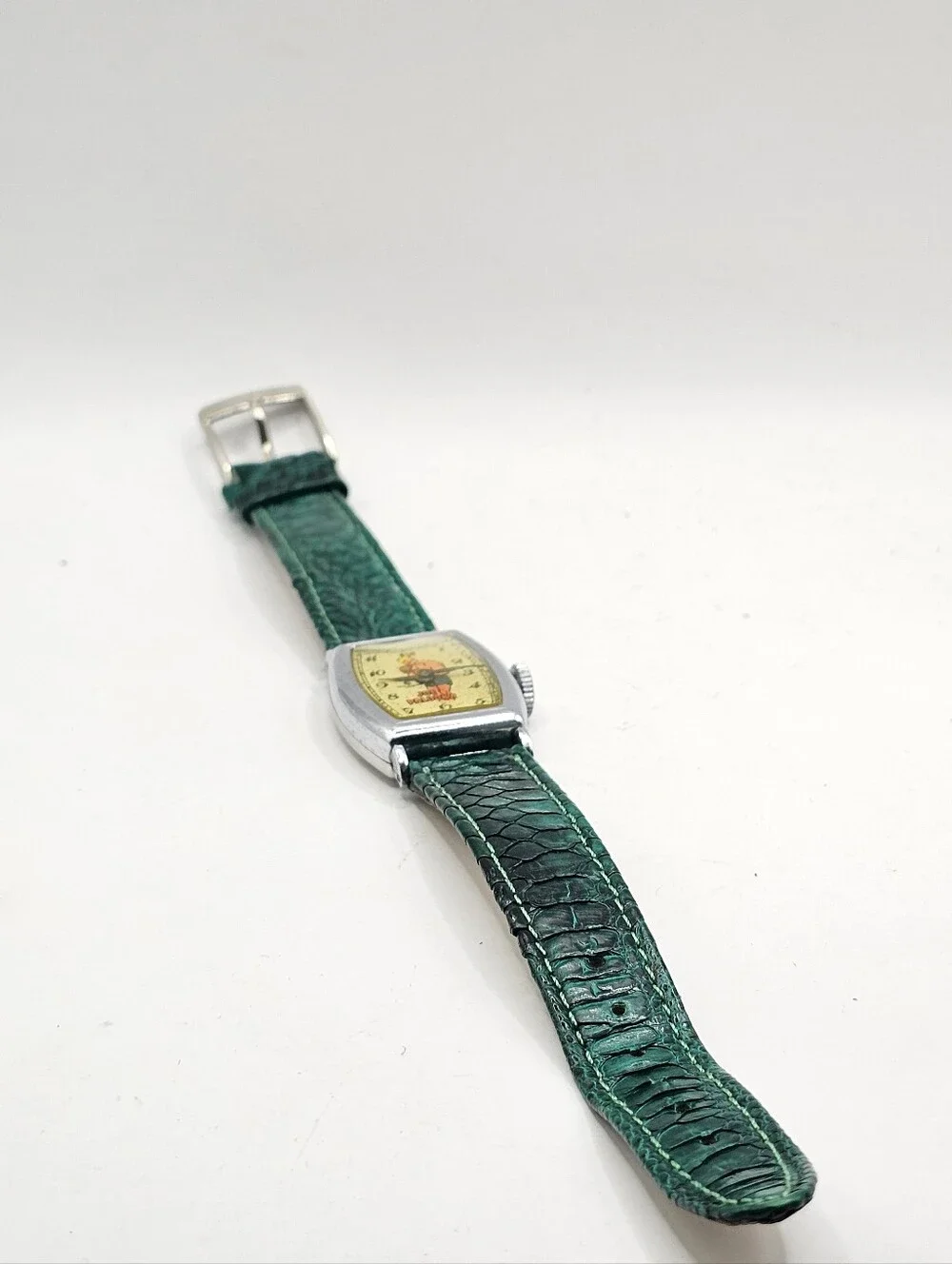 1947 New Haven Joe Palooka Maually Wound Wristwatch Running